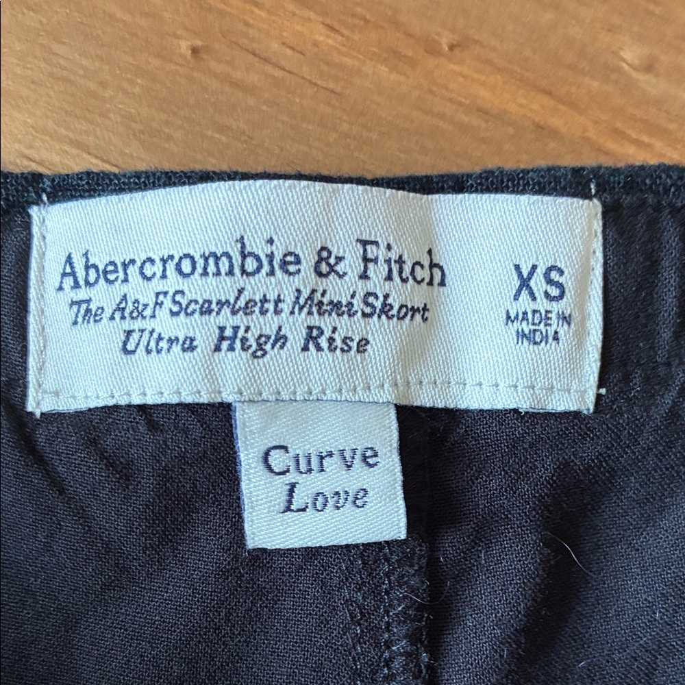 Abercrombie & Fitch Elegant Black Mini Skort - Picture 8 of 10